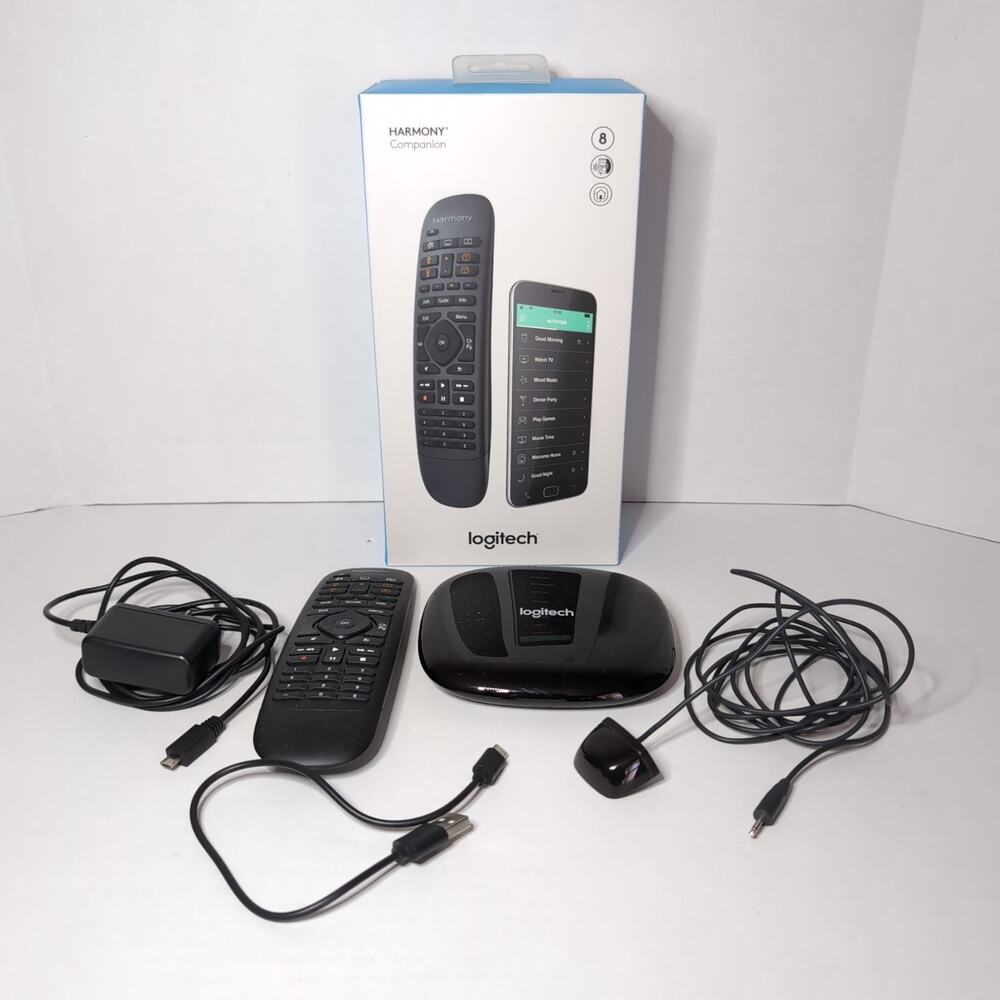 Logitech Harmony Companion All in One Remote Control and Smart Hub Black w/Box